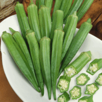 Okra, Clemson Spineless (55 Days), Heirloom
